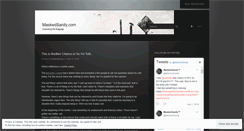 Desktop Screenshot of maskedsanity.com
