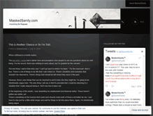 Tablet Screenshot of maskedsanity.com